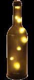 Bouteille transparente déco lumineuse